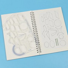 학교 학생을 위한 다기능 기하학적 눈금자 드로잉 템플릿 측정 도구 사무실 건축 규칙, [01] hard ruler, 1개