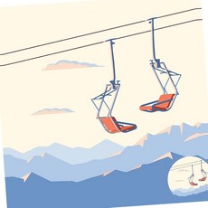 풍경화 하모니아트 DIY 유화그리기 세트 40x50 설원의 노을2