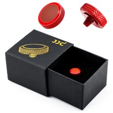 JJC 디럭스 나사식 소프트버튼 SRB-R-D 브라운/선물, 1개, 단품