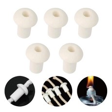 과학기자재 알코올램프 심지끼우는 도자기 애자 5P/ 가열용 과학수업 연계수업용, 2세트