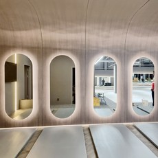 엘비아 LED거울 인테리어거울 (원형 사각 양타원) 600~1200, LED 터치스위치 없음(3000K 전광색)