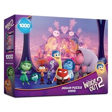 인사이드아웃 2 디즈니 직소퍼즐 D1013, 1000피스, 혼합색상, 1개