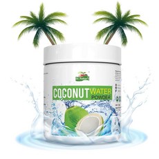 인도 Dr. Patkars 텐더 코코넛 워터 파우더 375g 비건 천연 에너자이저 모든 필수 미네랄 함유, 1개