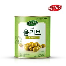 리치스 그린 올리브 홀 피티드, 2개, 3kg