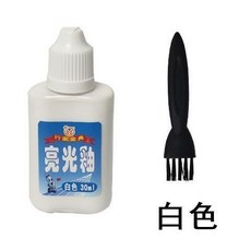 瓷磚修補劑 陶瓷釉面修復劑 亮光釉增亮 30ml, 1個, 白色,30ml【店主推薦】