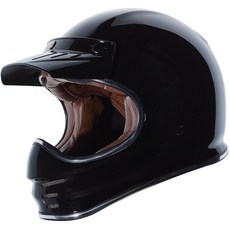 TORC T3 復古越野全罩式安全帽/山車帽 亮光黑色 （DOT/ECE/CNS認證）