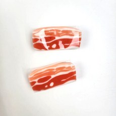 [무료배송/당일배송] 재미있는 신기한 푸드 삼겹살 지우개 [엘리빅마켓], 2개