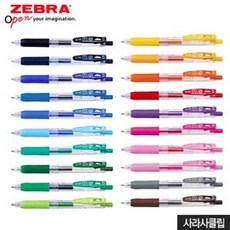 제브라 사라사클립0.4mm 낱개 전색상입고 중성펜 사무 필기구 psh+6267oU, 그레이GR, 본상품선택
