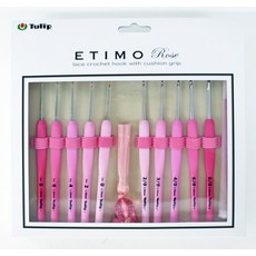 튤립 에티모 로즈 모사용 레이스 코바늘 세트 TEL-001, 1개