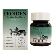 프로이덴 활액영양제 조인트 무브 노견 강아지 관절 활액 영양제 6g X 30캡슐, 1개, 관절+장건강, 30회분