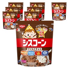 NISSIN 日清 日清 Cisco Syscon 溫和巧克力麥片 200g 日本麥片 日本格蘭諾拉麥片 日本格蘭諾拉麥片, 8個