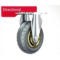 농업용 공업용 운반 카트 바퀴 고무 캐스트 무소음 수레, 1개, 6. 3inch directional