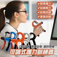 MACMUS 彈簧式握力器 附計數器 指力訓練器 握力訓練 握力測試 握力圈 握力機 指力訓練 多色可選