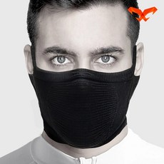 나루마스크 X5S 사계절 스포츠 마스크 자외선 차단 99% 숨쉬기 편한 호흡 양면 슬림핏, 1개, 올블랙