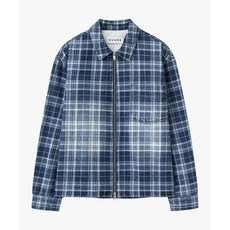 SUARE 플란넬 데님 자켓 미드 블루 SBE3JP03MMB 484083