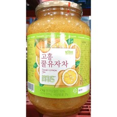 유자차(고흥 2kg) 꿀유자차 허니시트론 TEA 유리병 액상, 2kg, 1개입, 1개