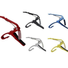 기타 카포 어쿠스틱기타 튼튼한 통기타 우쿨렐레 카포 클램프 현악기 간편, 블랙 BL00002