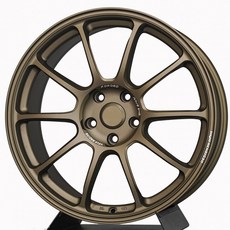 麗車坊 鋁圈 EP1136D 鑄造 17吋 5孔112, 平光古銅銑削刻字, 1個