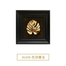 섬세한 빈티지 데코 벽걸이 골드 나비 프레임 장식 예술 벽화 현관 럭셔리 블랙, 01 30x30cm, 1 pcs 10