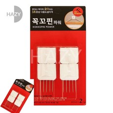헤이지 꼭꼬핀 파워4P 일자형 벽후크, 상세페이지 참조, 1개