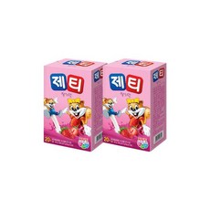 제티 딸기맛 40T(20TX2개), 20개