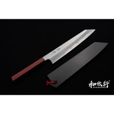 和欣行 現貨 馬場刃物 景清 漆柄 白一鋼 極上本霞 切付牛刀 240mm 270mm, 240MM 不含鞘, 1個