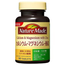 네이처메이드 칼슘 마그네슘 아연 타블렛, 1개, 90정