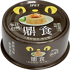 艾沛 IPET 鼎食 貓罐 白肉晶凍 濕食零食 85g, 1個, 鮪魚+櫻花蝦