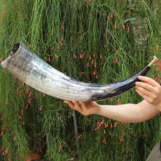 양각나팔 악기 쇼파르 뿔나팔 코셔 이스라엘, 구리 노즐 블랙 50-60cm