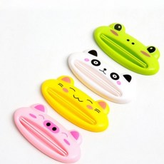 치약 디스펜서 폼클렌징 핸드크림 짜개 스퀴저 알뜰 치약짜개, 1개, 판다