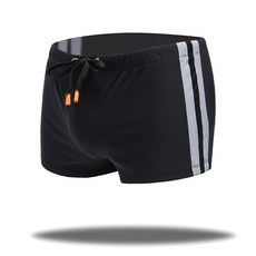 男士平角泳褲 防尷尬 速乾寬鬆大碼