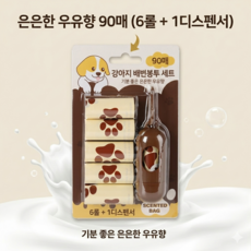 강아지 배변봉투 친환경 대용량, 6개, 1개입, 우유향 6개, 1개입, 우유향