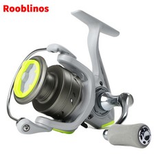 ROOBLINOS W2 하이기어 스피닝릴 초경량 대륙의 다이와, 회녹색, W2-1000G