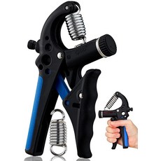 GD 핸드 그립 강화기 조절 가능한 핸드 그리퍼 55.9~35kg22~75파운드 조절 가능한 핸들 너비 팔뚝 운동기 손목 강화기 손가락 팔뚝 및 손목 운동을 위한 그립, 블루