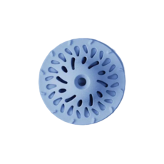 米鹿設計 台灣製 浴室排水孔濾網 大中小 寵物毛髮過濾網 排水孔蓋 浴缸 洗臉盆 水槽 陽台 MIT 喵之隅, 海洋藍(1入),S-小浴山 (適用洗手台 浴缸)