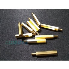 小白的生活工場 M3 內/外牙銅柱 25mm, 1個