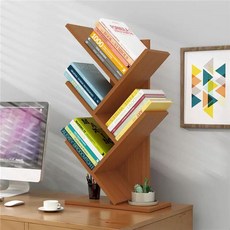 수입 우드 인테리어 낮은 책장 매거진랙 전면 거실 수납장, 1개, J. 진한 호두색 5단