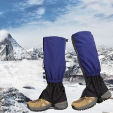 등산용 스패츠 방수 방풍 토시 트레킹 스패츠 겨울 레그 워머 무릎 발등, 레드