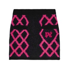 팜엔젤스 아가일 니트 미니 스커트