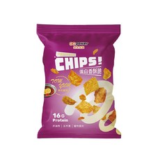 GOpower 果果能量 蛋白香酥脆 泰式酸辣 口味 10包 高蛋白 蛋白質 健身補給, 1包, 33g