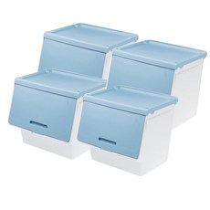 루맥스 슬라이딩 리빙박스 68062, 민트, 대형, 4개