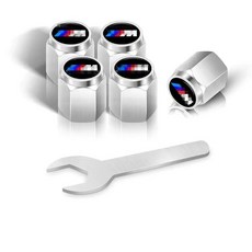 밸브캡 액세서리 장식 캡 금속 에어캡 마개 밸브 커버, M-라벨, 1개