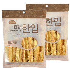 수제명가 애견용 셰프시리즈 건강 한입 간식, 리얼황태, 50g, 2개