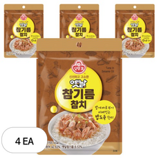 오뚜기옛날 참기름 참치, 95g, 4개