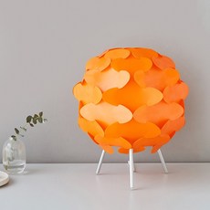 [클리어런스] 마켓비 MOONSTA 단스탠드 E26 KS1740T 오렌지, E26 LED 에디슨 ST64G 4W 전구(노란)색 막