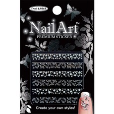 네일쎈 네일아트스티커 N 화이트레이스 시리즈 네일스티커, 1개, N-W-04