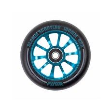 스턴트스쿠터 알루미늄 alloy 바퀴 스쿠터휠 scooter wheels 슬램스쿠터 정품 교체 바퀴 1개입 Abec9 베어링 포함 360호환 일반적인 스쿠터에 교체가능, 파랑, 1개