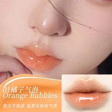 Nicor 諾可雅 淡紋變色脣部精華油 鏡面脣蜜, 1個, 01橙-橘子氣泡,8ml