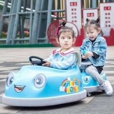 MONI 아기범퍼카 키즈 범퍼카 실내 어린이 아기, 1개, 블루+리모컨 타이머