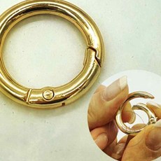 엠비아5 열쇠고리 오링 골드 27mm 열쇠고리부자재